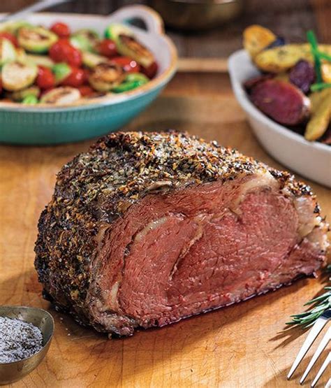 Prime rib is a premium beef roast. Mustard-Herb Rubbed Prime Rib Roast with Wine Jus | Rib ...