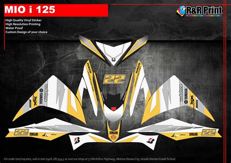 Yamaha Mio I 125 Decals Sticker Lazada Ph