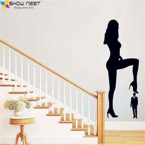 Aliexpress Com Buy Free Shipping Sexy Girl Vinyl Wall Decal Beautiful
