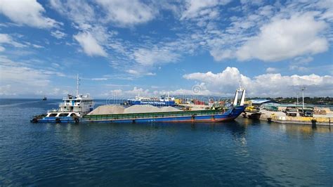 Sea Port Pier Of Tagbilaran City Bohol Philippines Stock Photo