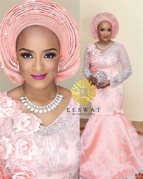 Latest Pink Aso Ebi Styles For Nigerian Women Nigerian Wedding Dress African Fashion Dresses
