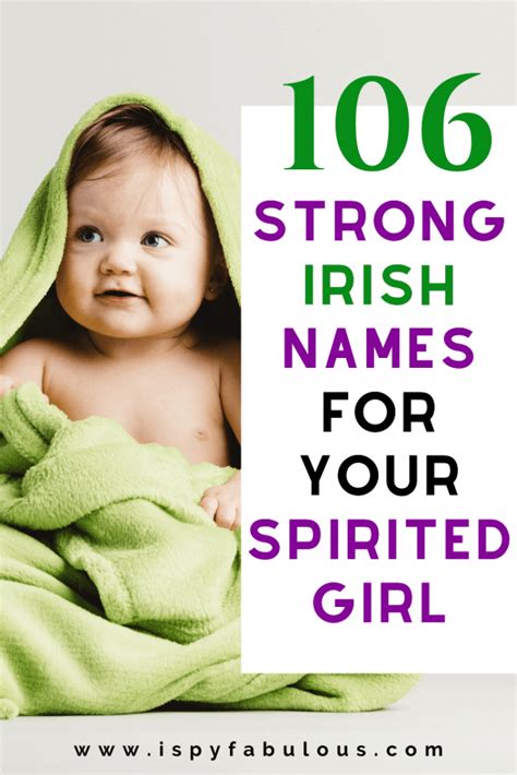 106 Strong Irish Girl Names For Your Spirited Girl I Spy