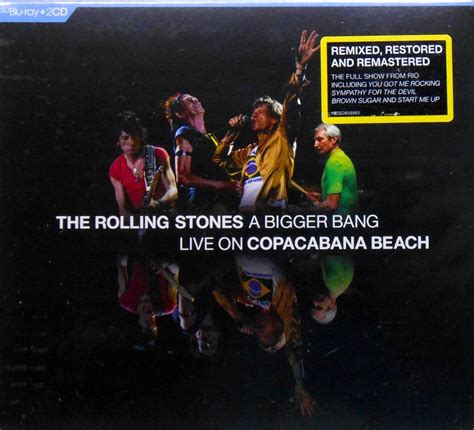 2cdblu Ray Rolling Stones Bigger Bang Live Copacabana Beach Frete Grátis
