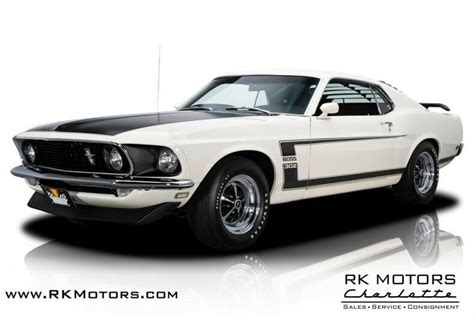 1969 Ford Mustang Boss 302 Wimbledon White Fastback Boss 302 V8 4 Speed