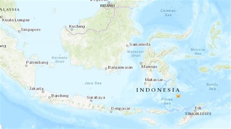 Earthquake Of Magnitude 6 9 Strikes Banda Sea Off Indonesia Cna