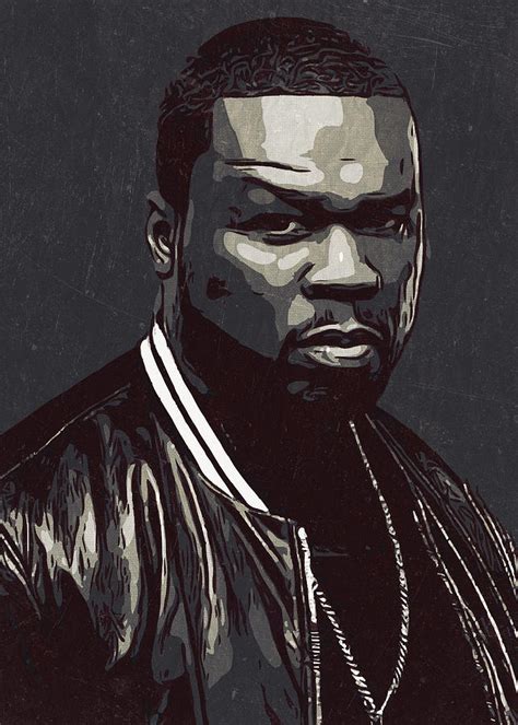 50 Cent Artwork Painting By New Art