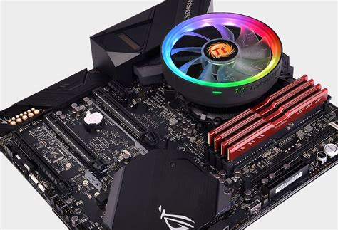 Thermaltakes Newest Cpu Cooler Brings The Rgb Light Show To Compact