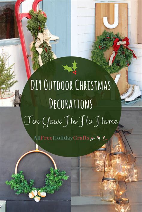 29 Diy Outdoor Christmas Decorations For Your Ho Ho Home