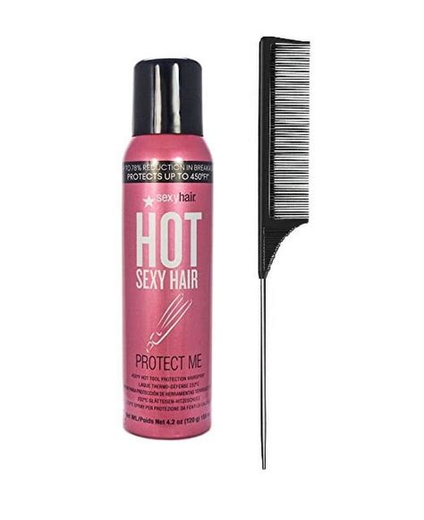 sexy hair hot sexy hair protect me hairspray 4 2 oz with free tail combs