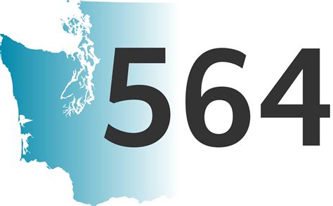 564 Area Code Map