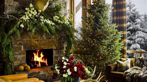 Beautiful Christmas Scene Christmas Snow And Fireplace Sounds 2 Youtube With Images