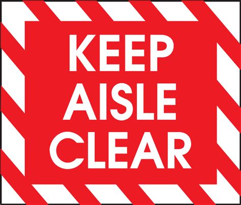 Keep Aisle Clear Clip Art At Vector Clip Art Online