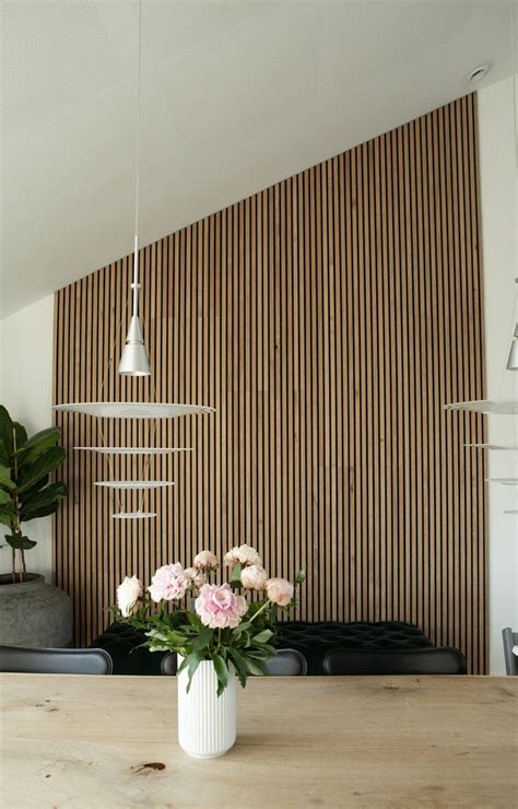 Acupanel Contemporary Natural Oak Slat Acoustic Wood Wall Panels