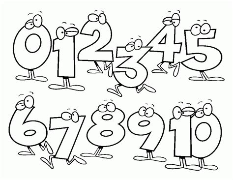 Kids can learn to identify different numbers, grasp basic math principles, and practice counting and writing. Coloring Pages With Numbers - Coloring Home