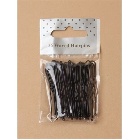 36 Pack Hair Pins Grips Waved Bobby Pins Brown Kirby Hair Grips 36pc