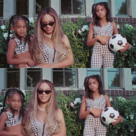 beyonce releases video showing her daughters blue ivy and rumi carter video