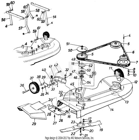 Mtd 135 690 190 34 Lawn Tractor Lt 80 1985 Parts Diagram For Mowing