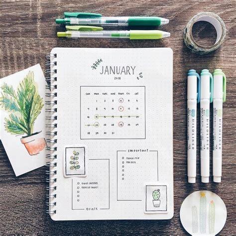 Planning For The New Year In Your Bullet Journal Bullet Journal Hacks