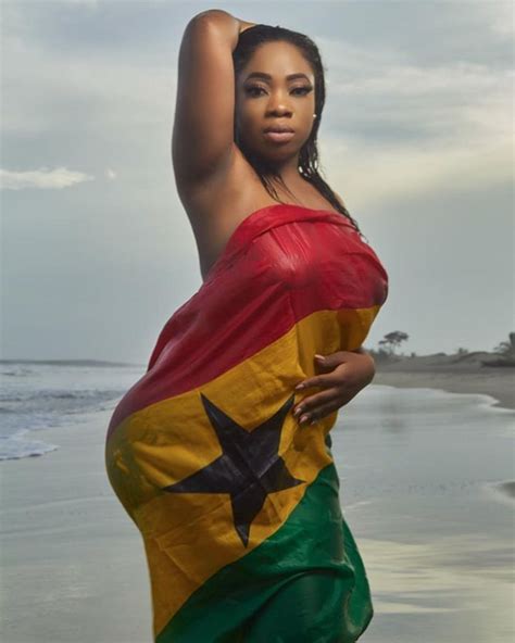Happy Independence Ghana Model Moeshaboduong Seductive Clothes