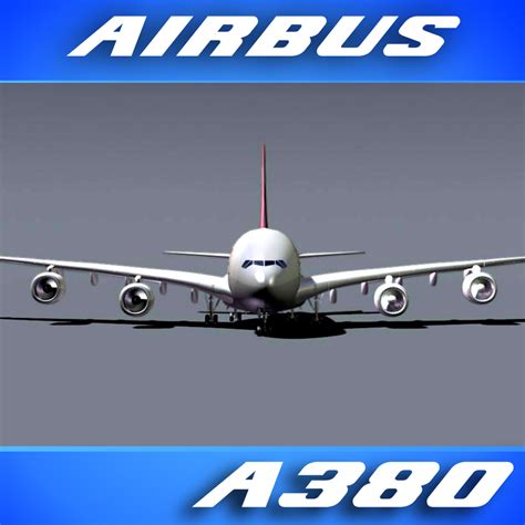 3d Airbus A380 Atlas Air