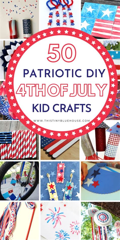 50 Cute Patriotic 4th Of July Crafts For Kids Fourth Of July Crafts