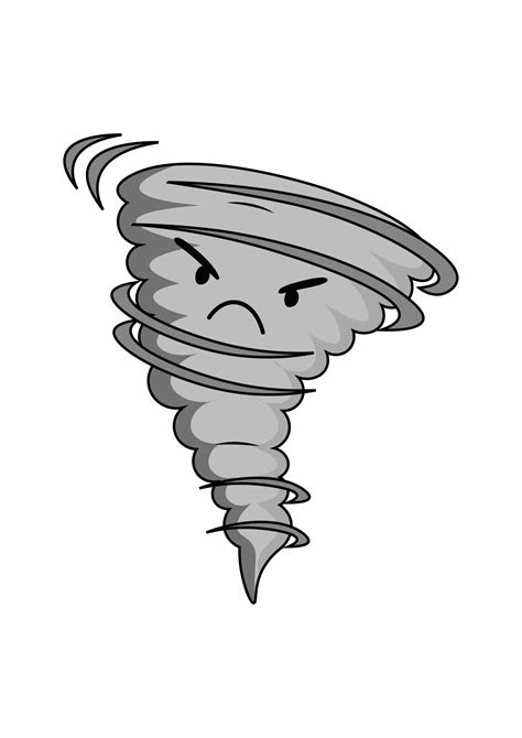 How To Draw A Tornado Step By Step