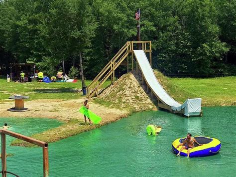 Conroe Backyard Waterpark Turns A Swimming Hole Into A Country Resort