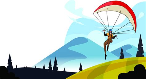 Download Parachuting Adventure Parachute Royalty Free Stock