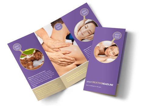 Massage Therapy Brochure Template Mycreativeshop