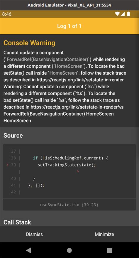 Cannot Update A Component While Rendering A Different Component React