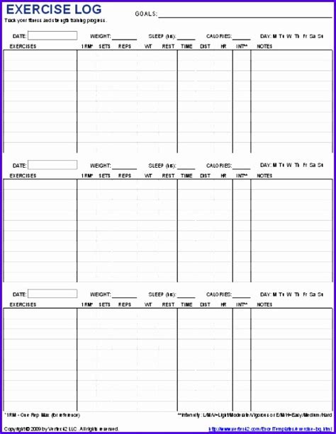 Excel templates help you save time and get the job done quickly. 9 Workout Excel Template - Excel Templates - Excel Templates