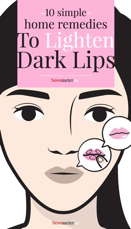 10 Simple Home Remedies To Lighten Dark Lips In 2020 Dark Lips