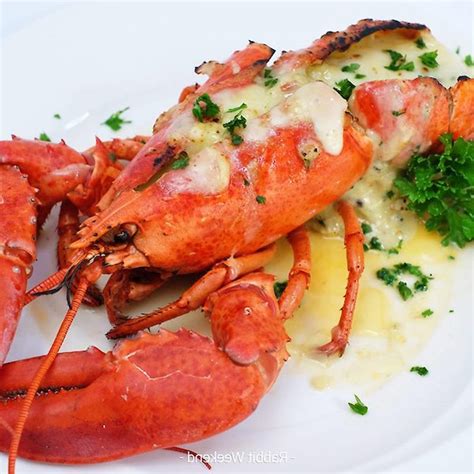 Baked Canadian Lobster With Cheese Food Market Kata Live Canadian