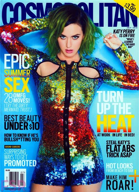 Celebs Galaxy Katy Perry Cosmopolitan Magazine Julio 2014