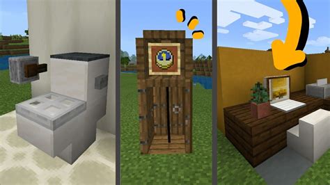 8 Diseños de Muebles Para Nuevos Jugadores De Minecraft YouTube