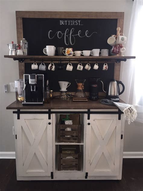 Weston Chalkboard Coffee Bar Buffet In 2019 Coffee Bars Coffee Bar
