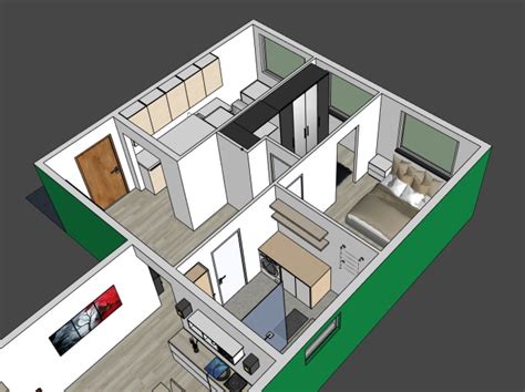 model your floorplan into 3d sketchup by mimmoko fiverr