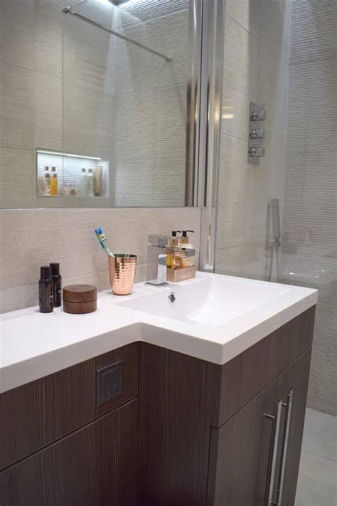When we bought our house, the en suite had a small shower cubicle immediately to the right as you walked in, then a hand basin behind it. A Small Ensuite Makeover