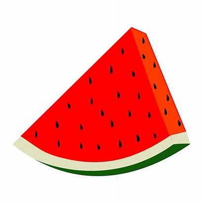 Watermelon Clipart Slice Vector Transparent Clip Melon
