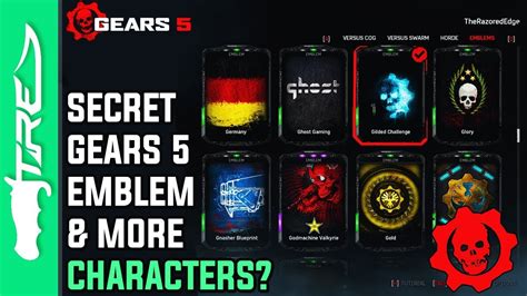 Gears Of War 5 Secret Gears 5 Emblem In Gears 4 And More Gilded