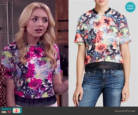 Wornontv Emmas Floral Top On Jessie Peyton List Clothes And