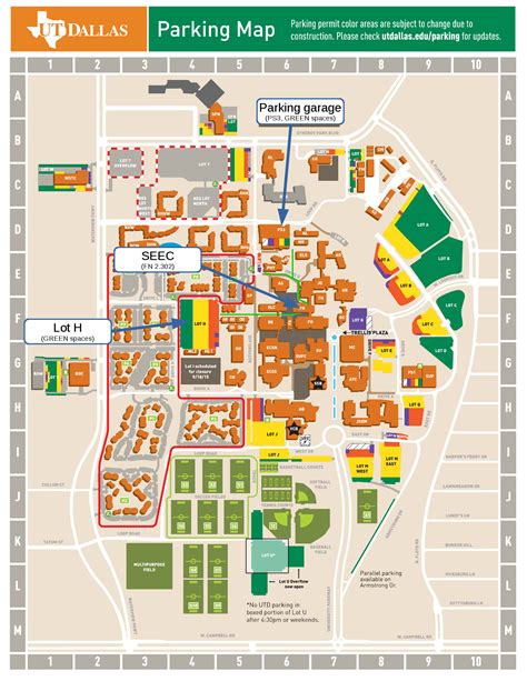 Utd Campus Map Pdf