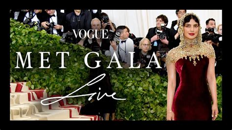 live at the met gala with vogue youtube