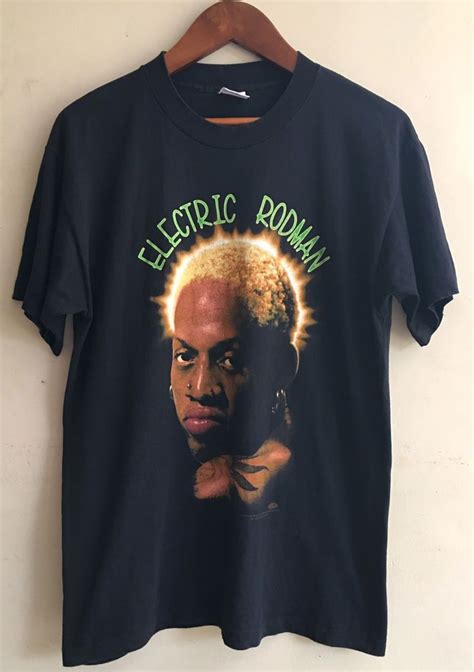 Vintage S Dennis Rodman Basketball Chicago Bulls Electric Rodman T