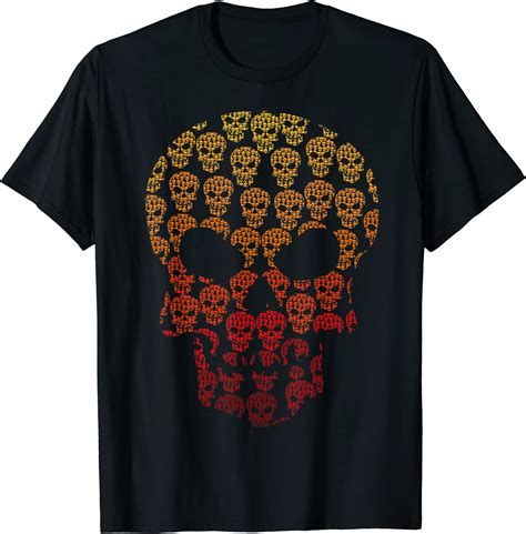 Colourful Skull T Shirt Uk Fashion