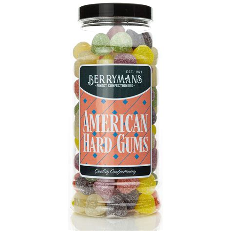 American Hard Gums Voted The Uks 1 Favourite Sweet Shop Berrymans