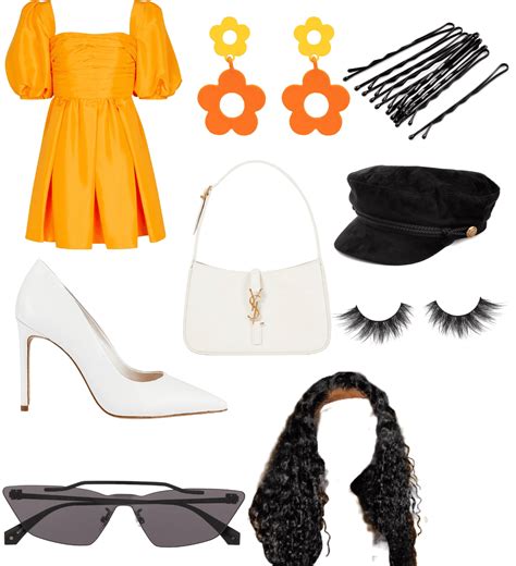 Orange Baddie Outfit Shoplook