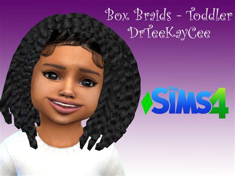 Sims 4 Toddler Braids Hair