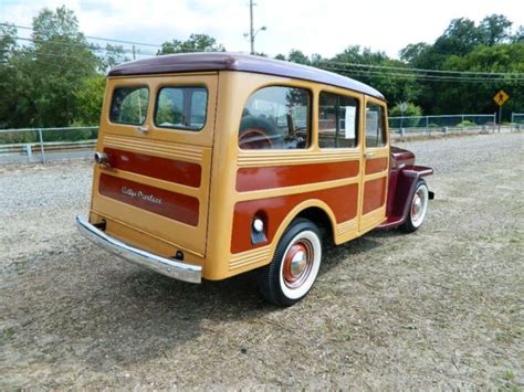 1948 Willys Overland Utility Jeep Station Wagon 3spd Classic Willys