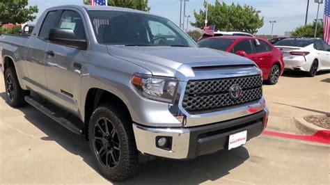 The seats are very well, and the best quality material has been used to make those passengers satisfied for even a. 2020 TOYOTA Tundra SR5 Double Cab in Silver Metallic with ...